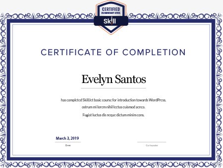 About Me certificate 05